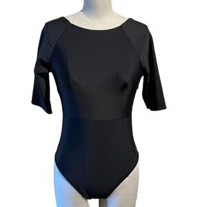 Daci Black 3/4 Sleeve Rashguard Swim Suit Size XS